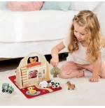 1987 Set de granja en maletita plegable