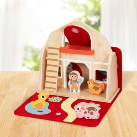 1989 Set de granja en maletita plegable