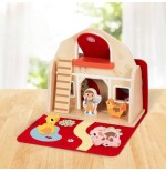 1989 Set de granja en maletita plegable