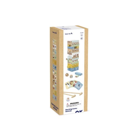 1992 Jenga de madera animales