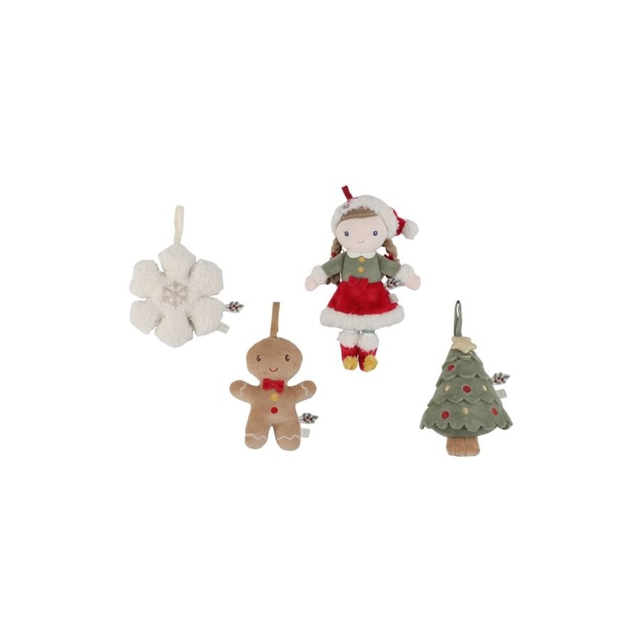 2020 Adornos Rosa Árbol Navidad Little Dutch