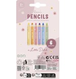 2045 Lápices de colores gruesos Rosa