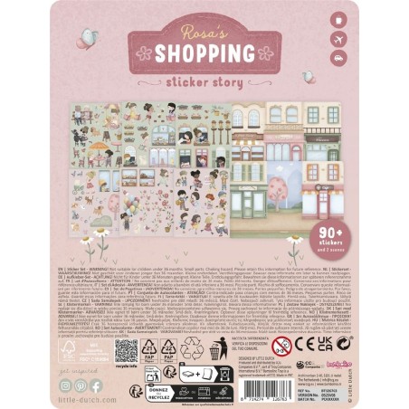 2059 Librito de pegatinas casa de muñeca