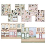 2060 Librito de pegatinas casa de muñeca