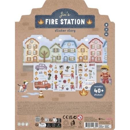 2074 Libro de pegatinas reusables jim little