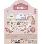 2081 Libro de pegatinas reusables rosa