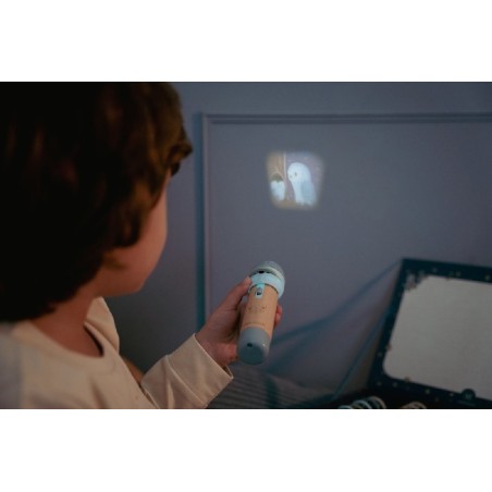 2122 Proyector linterna azul little dutch