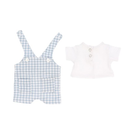 2184 Muñeco Mateo con Peto Vichy Azul