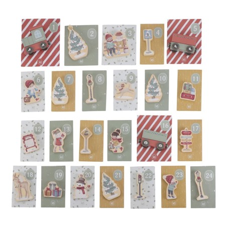 2295 Caja Adviento Tren Navidad Little Dutch