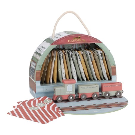 2296 Caja Adviento Tren Navidad Little Dutch