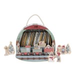 2297 Caja Adviento Tren Navidad Little Dutch