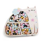 2302 Abalorios de madera gatos