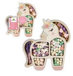 2306 Cuentas de madera de unicornio