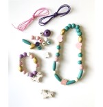 2307 Cuentas de madera de unicornio