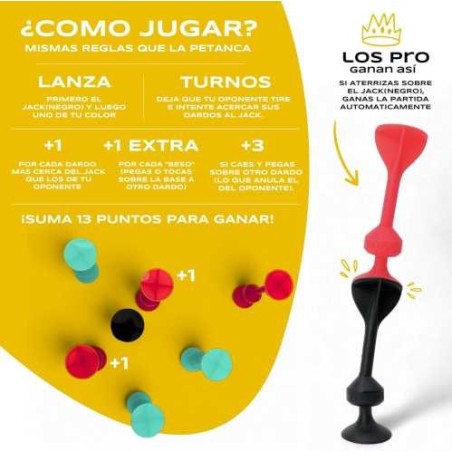 2348 Tossit 7 Dardos Silicona Starter Rojo +