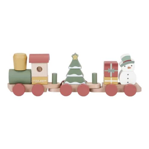 2363 Tren apilable Little Dutch Navideño