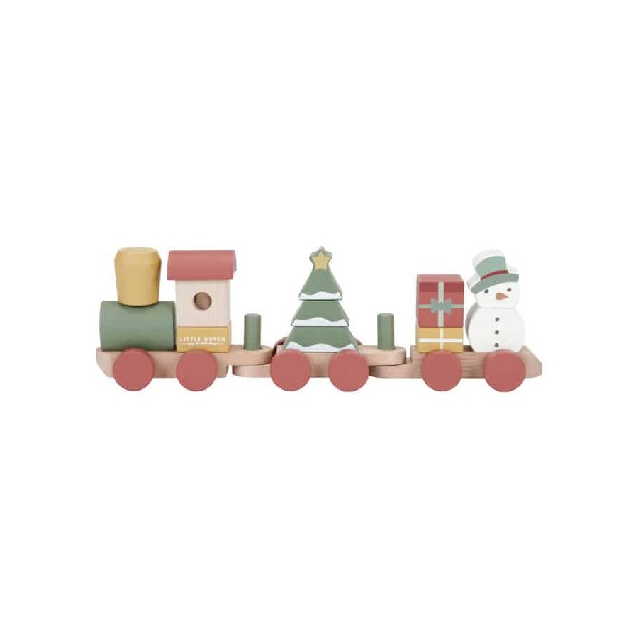 2363 Tren apilable Little Dutch Navideño