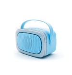 2387 Karaoke Con Luz Y 2 Micrófonos - Azul