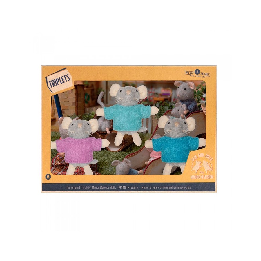 2412 Muñecos Trillizos La Casa de los Ratones