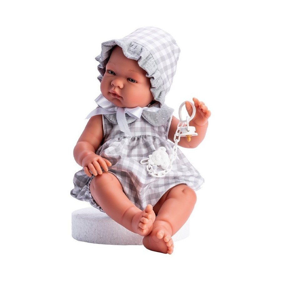 2507 PABLO CUADROS GRISES CUELLO GASA GRIS