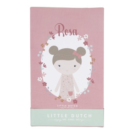 2614 Rosa muñeca blandita grande