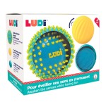270 Pelota sensorial bicolor turquesa amaril