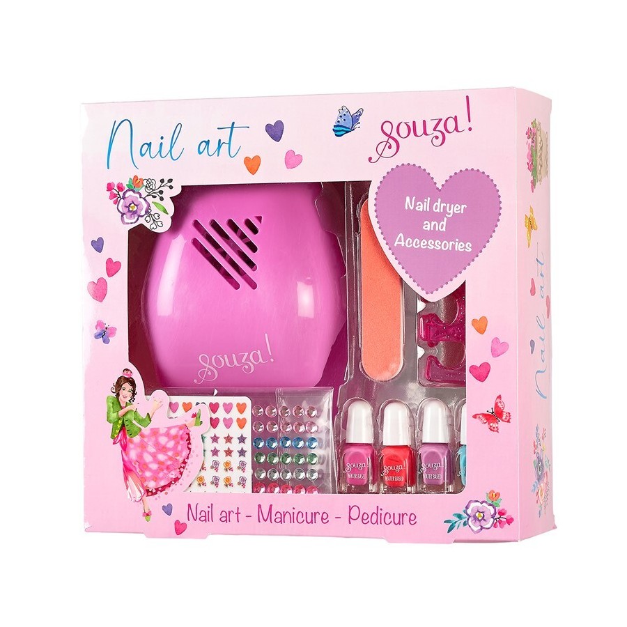 2697 Set de secador y esmalte de uñas