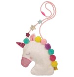 2704   Bolsito Unicornio con Pompones