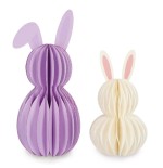 2711 Set de 2 Conejitos Plegables de Papel -