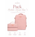 2845 Pack Mochila + Neceser Rosa