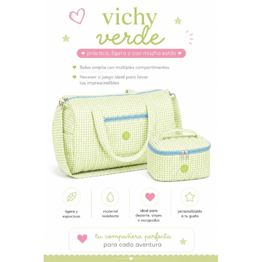 2897 Pack Vichy Verde