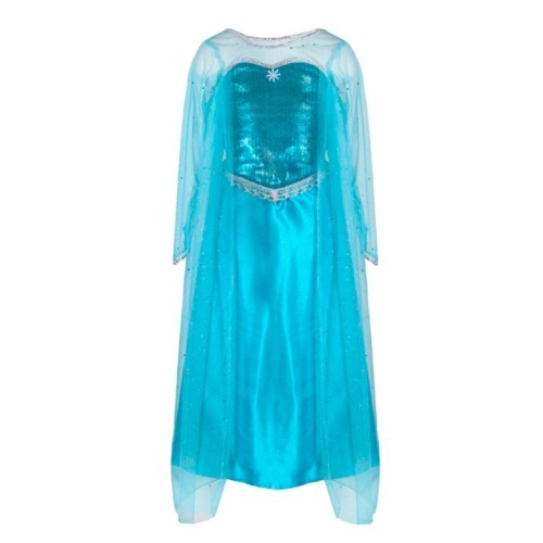 29 Vestido de Reina de Hielo  Disfraz Infantil para Niñas