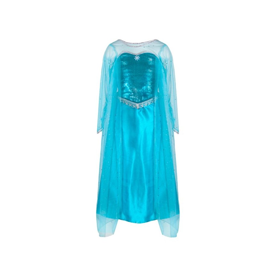 29 Vestido de Reina de Hielo  Disfraz Infantil para Niñas