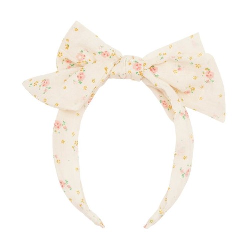 386 Tiny Blossom Double Bow Headband