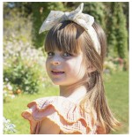 387 Tiny Blossom Double Bow Headband