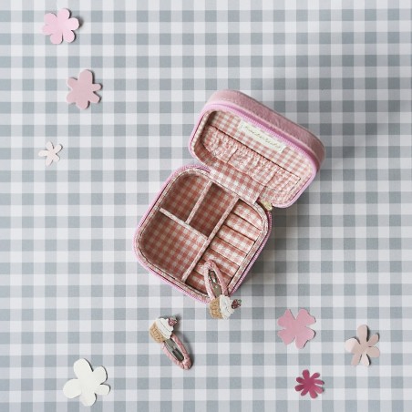 407 Sweet Strawberry Square Jewellery Box