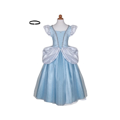 418 Vestido Deluxe Cinderella Size 5-6