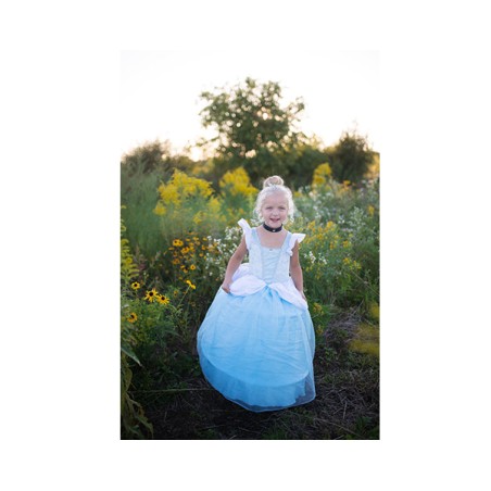 419 Vestido Deluxe Cinderella Size 5-6