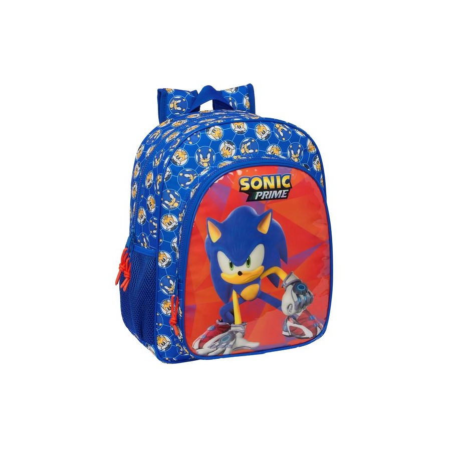 46 Mochila Junior Adaptable A Carro Sonic "Prime
