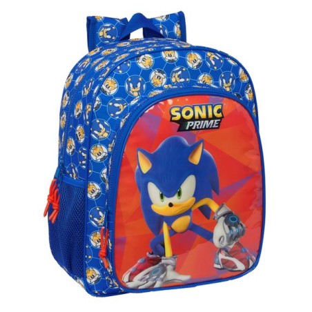 46 Mochila Junior Adaptable A Carro Sonic "Prime