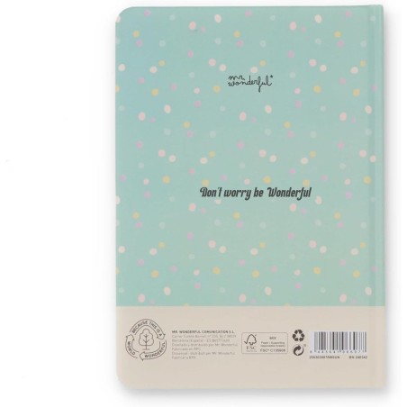 480 Libreta A5 Estampado Topos