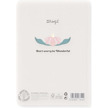 484 Libreta A5 Estampado Flores