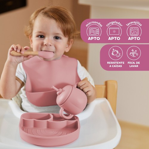 494 Vajilla bebé de 5 piezas con caja de reg