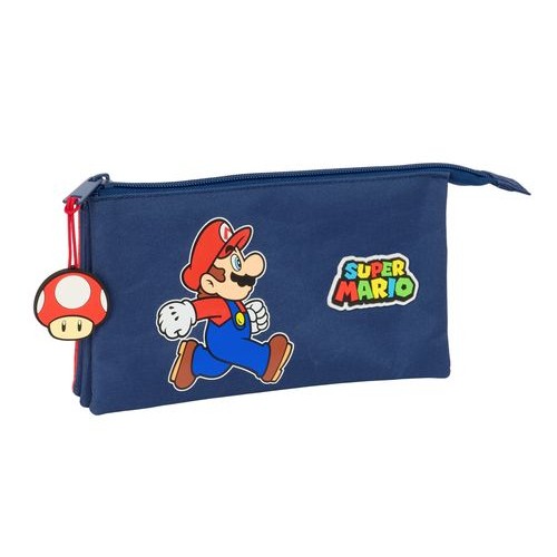 60 Safta Estuche Triple Super Mario Trick