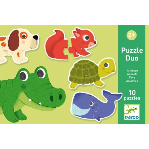 659 Educativos Puzzle Duo Animales