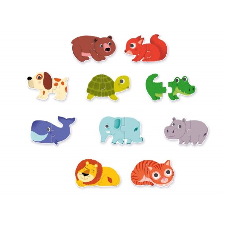 660 Educativos Puzzle Duo Animales
