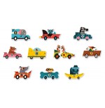 662 Educativos Puzzle dúo Coches de carreras