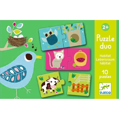 663 Educativos Puzzle dúo Habitat