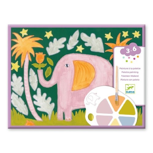 665 Pintura con paleta Los animales salvajes