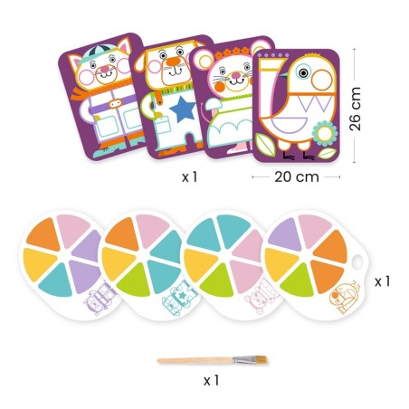 669 Pintura con paleta Los mofletudos